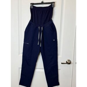 FIGS Navy Blue Maternity Scrub Pants Jogger Style Size Medium